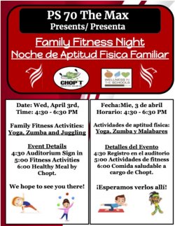 Family Fitness Flyer